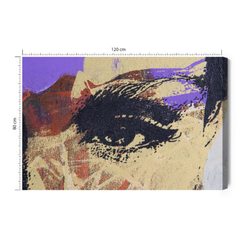 Obraz na płótnie Abstrakcja Portret oka Premium Canvas