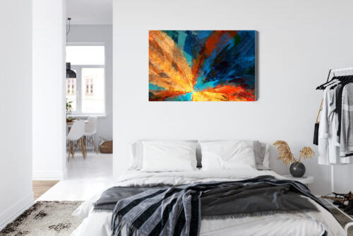 Obraz na płótnie Abstrakcja Nowoczesna Rozbłysk światła  Premium Canvas - obrazek 7