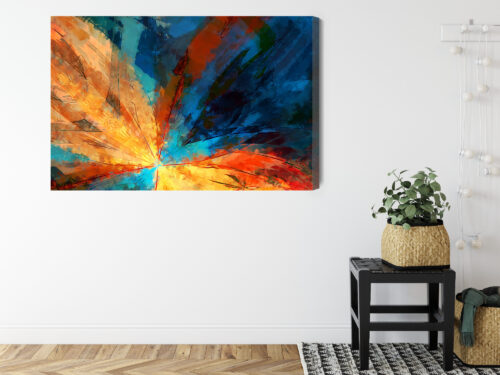 Obraz na płótnie Abstrakcja Nowoczesna Rozbłysk światła  Premium Canvas - obrazek 8