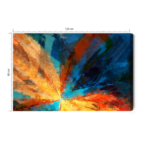 Obraz na płótnie Abstrakcja Nowoczesna Rozbłysk światła  Premium Canvas
