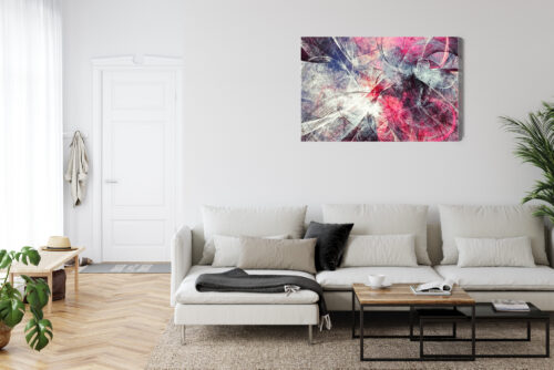 Obraz na płótnie Abstrakcja Nowoczesna Dynamiczne linie i kolory  Premium Canvas - obrazek 6