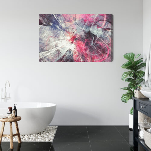 Obraz na płótnie Abstrakcja Nowoczesna Dynamiczne linie i kolory  Premium Canvas - obrazek 5