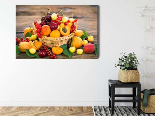 Obraz na płótnie Natura Premium Canvas Koszyk owoców - obrazek 8