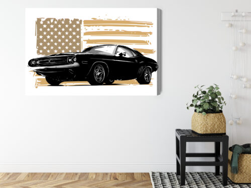 Obraz na płótnie Auto Klasyk Premium Canvas - obrazek 8