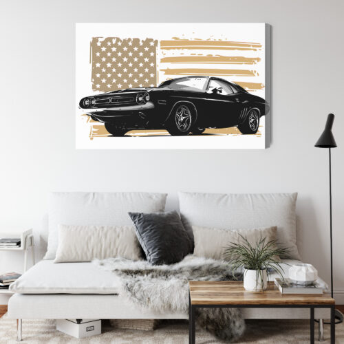 Obraz na płótnie Auto Klasyk Premium Canvas - obrazek 4