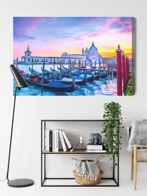 Obraz na płótnie Miasto Fotografia Wenecja gondole  Premium Canvas - obrazek 9