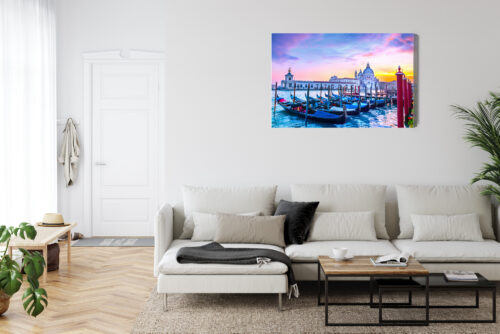 Obraz na płótnie Miasto Fotografia Wenecja gondole  Premium Canvas - obrazek 6