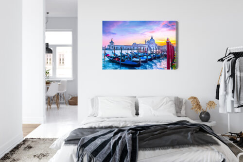 Obraz na płótnie Miasto Fotografia Wenecja gondole  Premium Canvas - obrazek 7