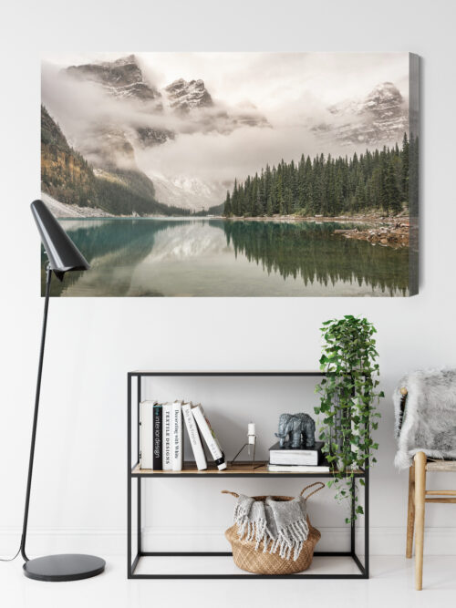 Obraz na płótnie Natura Fotografia Górskie jezioro  Premium Canvas - obrazek 9