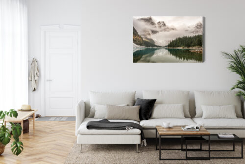 Obraz na płótnie Natura Fotografia Górskie jezioro  Premium Canvas - obrazek 6