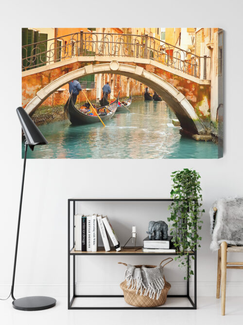 Obraz na płótnie Miasto Wenecja gondole  Premium Canvas - obrazek 9