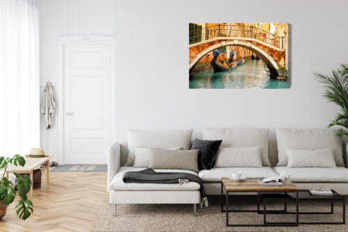 Obraz na płótnie Miasto Wenecja gondole  Premium Canvas - obrazek 6