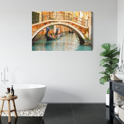 Obraz na płótnie Miasto Wenecja gondole  Premium Canvas - obrazek 5