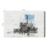 Obraz na płótnie Architektura Szkic katedry  Premium Canvas