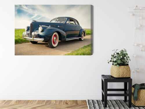 Obraz na płótnie Motoryzacja Klasyczny samochód  Premium Canvas - obrazek 8