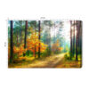 Obraz na płótnie Natura Fotografia Las jesienny  Premium Canvas