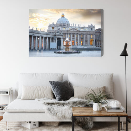 Obraz na płótnie Architektura Fotografia Watykan  Premium Canvas - obrazek 4