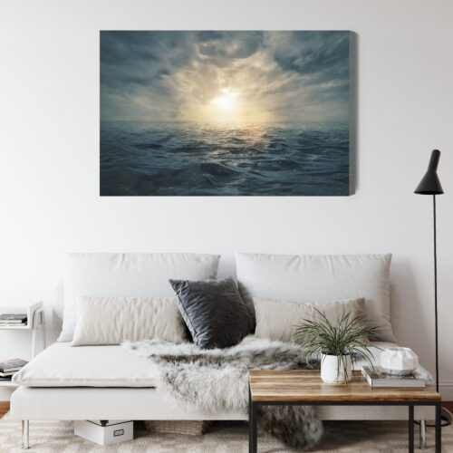 Obraz na płótnie Natura Morskie niebo  Premium Canvas - obrazek 4