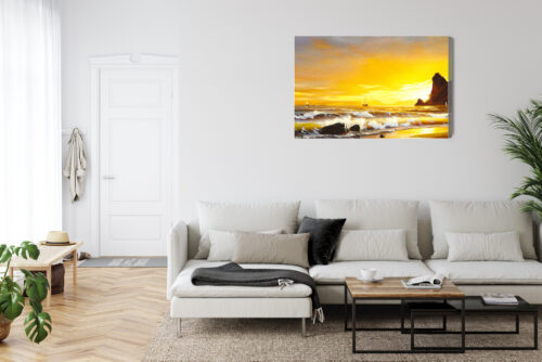 Obraz na płótnie Natura Morskie fale  Premium Canvas - obrazek 6