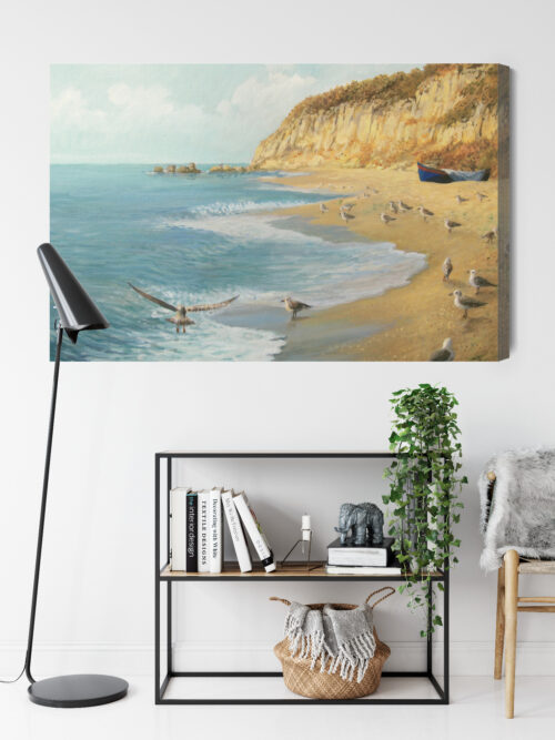 Obraz na płótnie Natura Nadmorska plaża  Premium Canvas - obrazek 9
