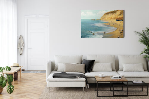 Obraz na płótnie Natura Nadmorska plaża  Premium Canvas - obrazek 6
