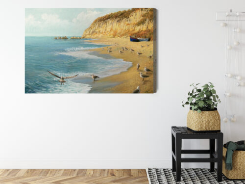 Obraz na płótnie Natura Nadmorska plaża  Premium Canvas - obrazek 8