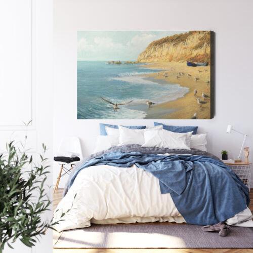 Obraz na płótnie Natura Nadmorska plaża  Premium Canvas - obrazek 3
