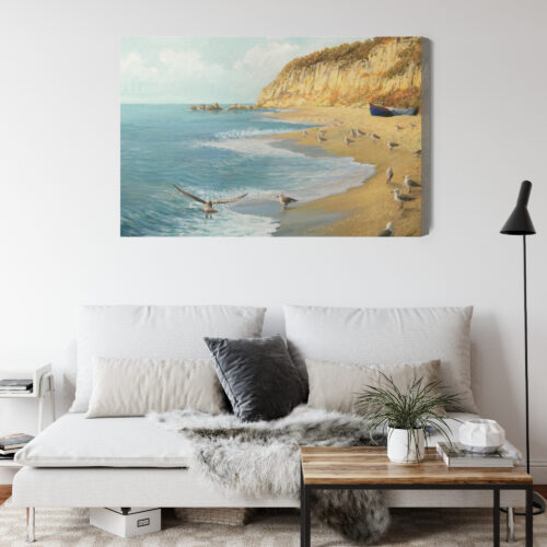 Obraz na płótnie Natura Nadmorska plaża  Premium Canvas - obrazek 4