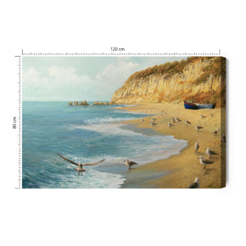 Obraz na płótnie Natura Nadmorska plaża  Premium Canvas