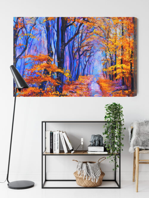 Obraz na płótnie Natura Jesienny las  Premium Canvas - obrazek 9