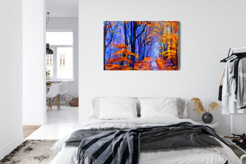 Obraz na płótnie Natura Jesienny las  Premium Canvas - obrazek 7