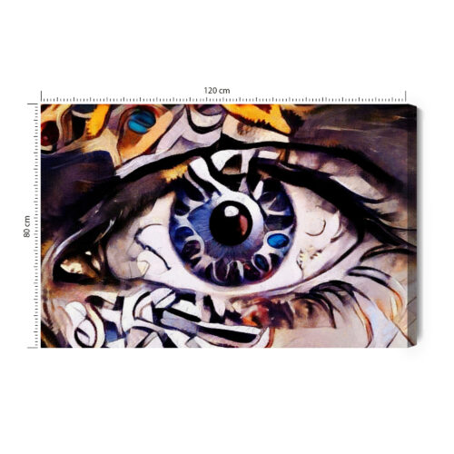 Obraz na płótnie Abstrakcja Artystyczne oko Premium Canvas