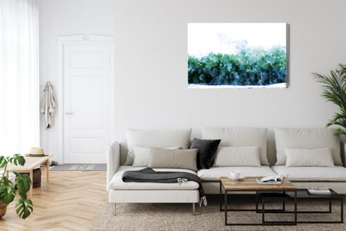 Obraz na płótnie Natura Zielony las Premium Canvas - obrazek 6