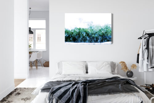 Obraz na płótnie Natura Zielony las Premium Canvas - obrazek 7
