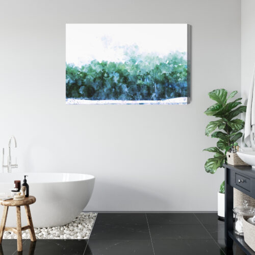 Obraz na płótnie Natura Zielony las Premium Canvas - obrazek 5