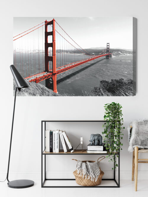 Obraz na płótnie Architektura Most Golden Gate Premium Canvas - obrazek 9