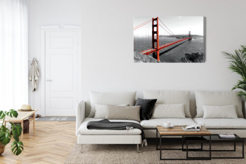 Obraz na płótnie Architektura Most Golden Gate Premium Canvas - obrazek 6