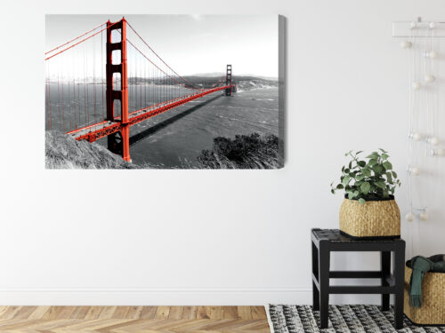 Obraz na płótnie Architektura Most Golden Gate Premium Canvas - obrazek 8