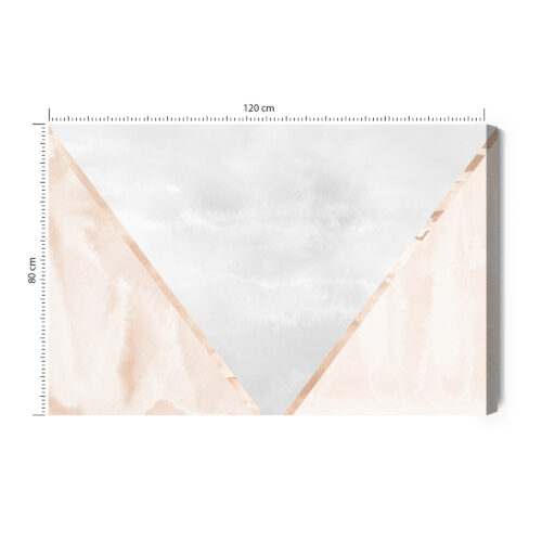 Obraz na płótnie Abstrakcja Geometryczne trójkąty Premium Canvas