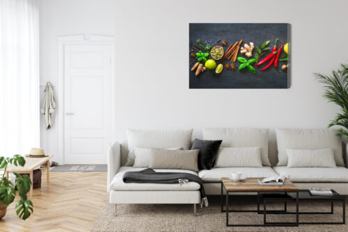 Obraz na płótnie Jedzenie Przyprawy i zioła Premium Canvas - obrazek 6