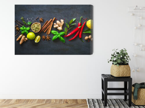 Obraz na płótnie Jedzenie Przyprawy i zioła Premium Canvas - obrazek 8