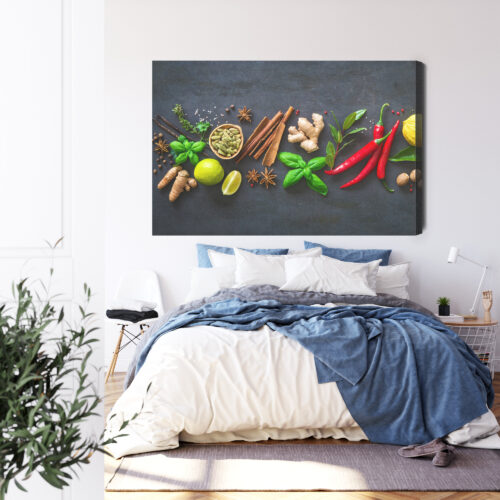 Obraz na płótnie Jedzenie Przyprawy i zioła Premium Canvas - obrazek 3