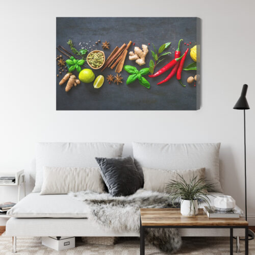 Obraz na płótnie Jedzenie Przyprawy i zioła Premium Canvas - obrazek 4