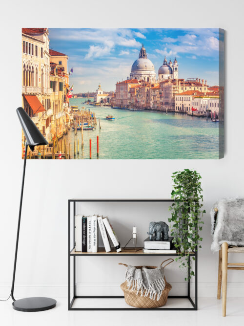 Obraz na płótnie Miasta Wenecja z kanałem Premium Canvas - obrazek 9