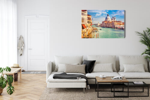 Obraz na płótnie Miasta Wenecja z kanałem Premium Canvas - obrazek 6
