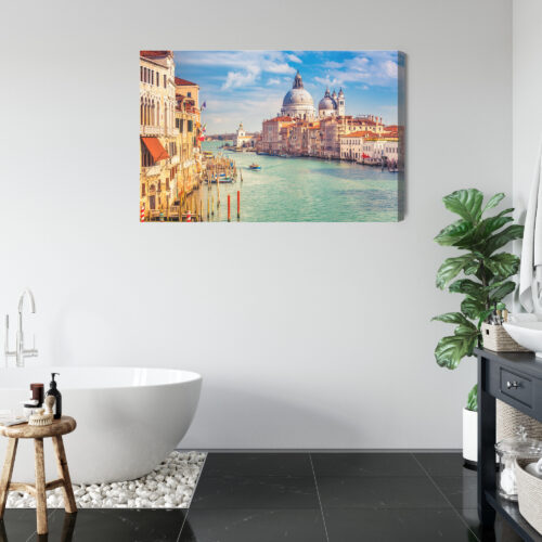 Obraz na płótnie Miasta Wenecja z kanałem Premium Canvas - obrazek 5