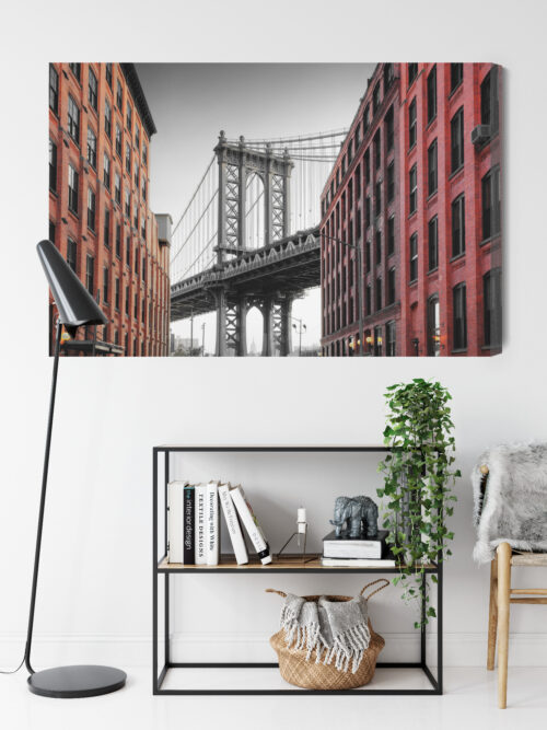 Obraz na płótnie Architektura Most w Nowym Jorku Premium Canvas - obrazek 9