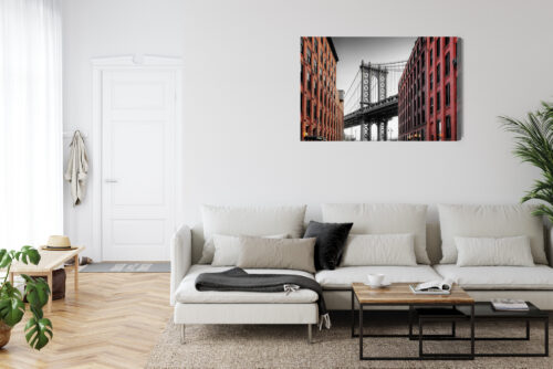 Obraz na płótnie Architektura Most w Nowym Jorku Premium Canvas - obrazek 6