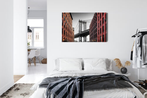 Obraz na płótnie Architektura Most w Nowym Jorku Premium Canvas - obrazek 7