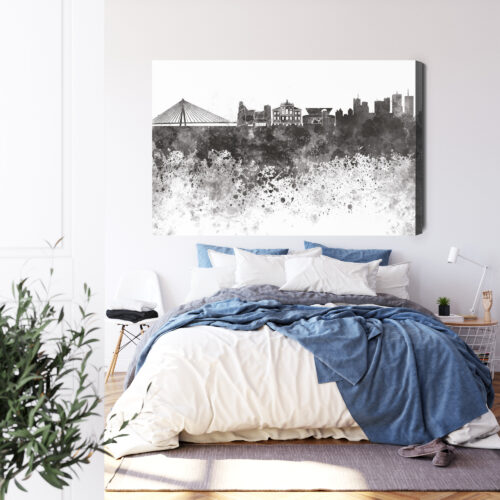Obraz na płótnie Architektura Panorama miasta Premium Canvas - obrazek 3